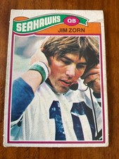 1977 Topps MEXICAN #65 Jim Zorn rookie card (RC) of the Seattle Seahawks