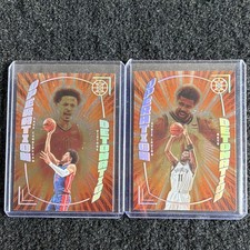 Panini 2021-22 NBA Illusions Operation Detonation Cunningham Irving 2 Card Lot
