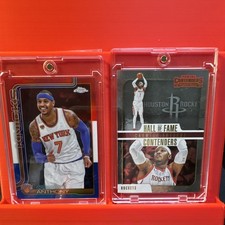 Topps Panini 2011-12 NBA Carmelo Anthony Knicks Rockets 2-Card Lot