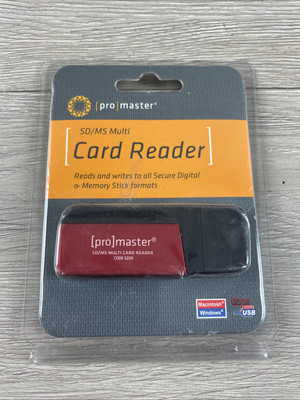 Pro Master SD/MS Multi Card Reader Code 5230 USB Stick Style