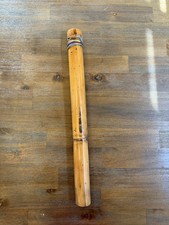 Vintage RAIN STICK MAKER Bamboo MUSIC SHAKER 23.5" Instrument Educational TOY