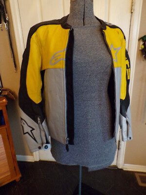 Alpinestars Men's Stunt Sz40 Black/High Vis Yellow Lined/Padded