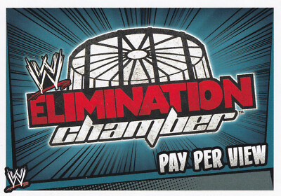 2011 Topps WWE Elimination Chamber Pay Per View Slam Attax Rumble Near Mint