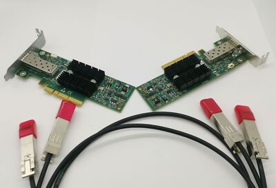 Mellanox ConnectX-2 MNPA19-XTR PCIe x8 NIC10 Gigabit 10GBe SFP+ Port Adapter LOT