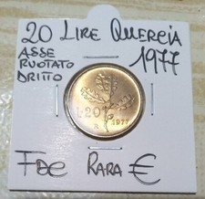 20 LIRE 1977 FDC (1) UNCIRCULATED Variante Asse Ruotato Al Dritto COMPRA  SUBITO