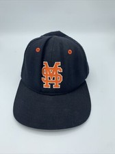 Vtg 80s New Era Mississippi State University Snapback Hat Cap Made in USA