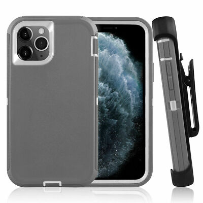 Rugged Defender Case for iPhone 13  13 Pro Max Belt clip Fits Otter Box Gary
