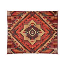 King Size Southwestern Aztec Comforter Home Decor Navajo Cabin Native American