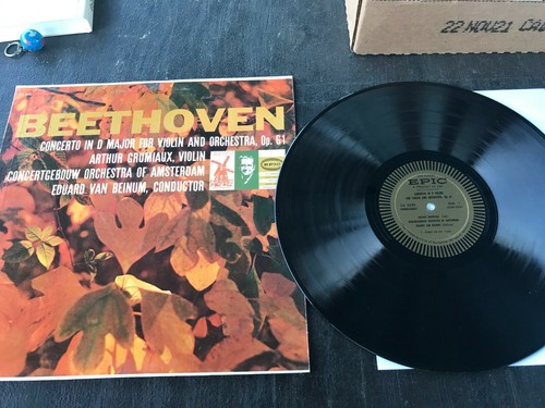 BEETHOVEN CONCERTO IN "D' MAJOR LP RECORD