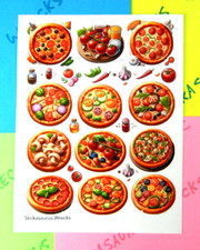 Pizzas Spices Sticker Sheet