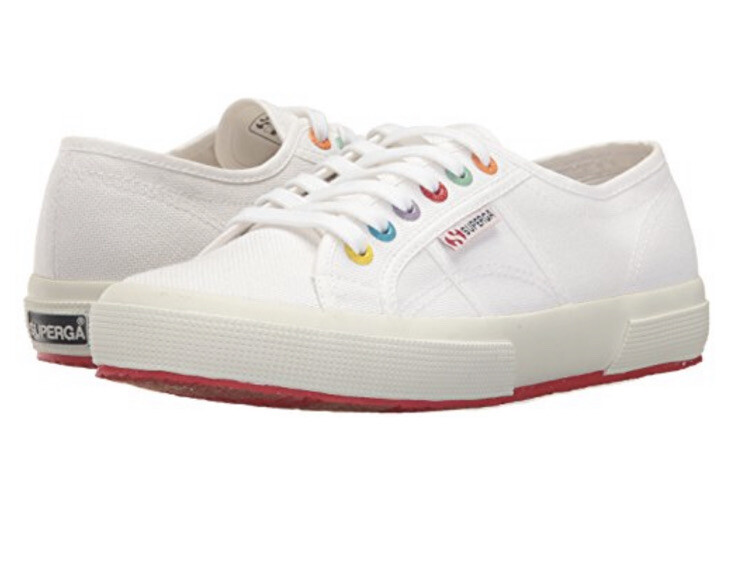 Superga Sneakers 2750 Colorey Cotw White Canvas Fashion Shoes