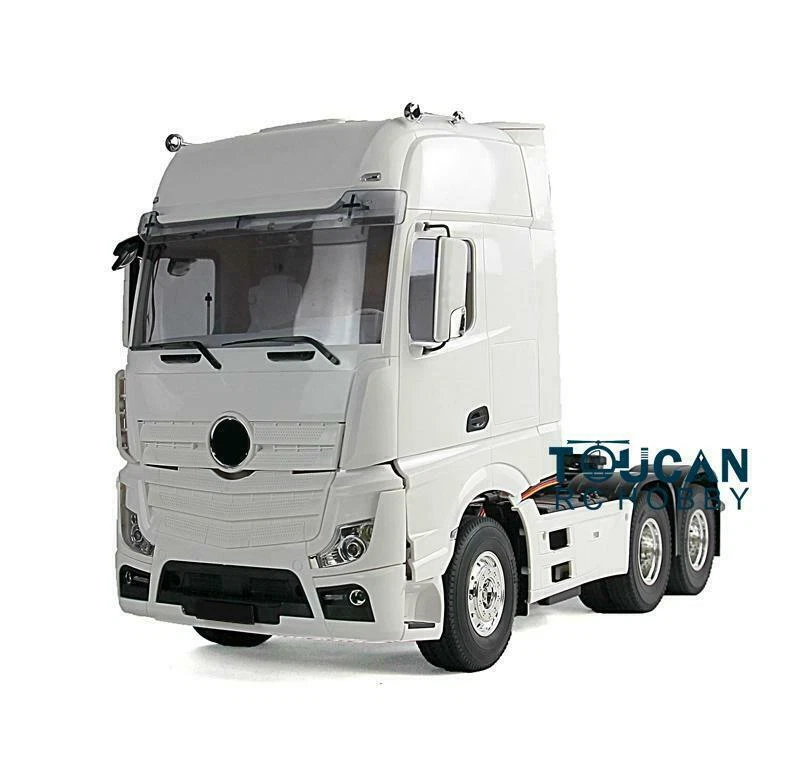 Painted TOUCANRC 1/14 RC DIY 6*4 Highline Cabin Tractor Truck Car KIT 35T Motor - Image 2 of 4