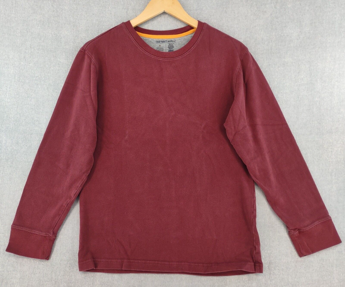 Old Navy Sweatshirts Lot of Mens Small Red Gray Long Sleeve Crew