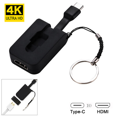 Mini 3.1 Type-C to HDMI 4K HD Adapter Converter For Samsung S8/S9 macbook pro