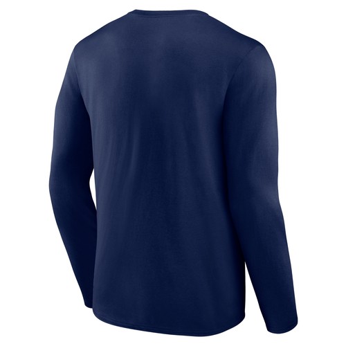 Men's Navy Indiana Pacers Alternate Logo Long Sleeve T-Shirt - Picture 3 of 3