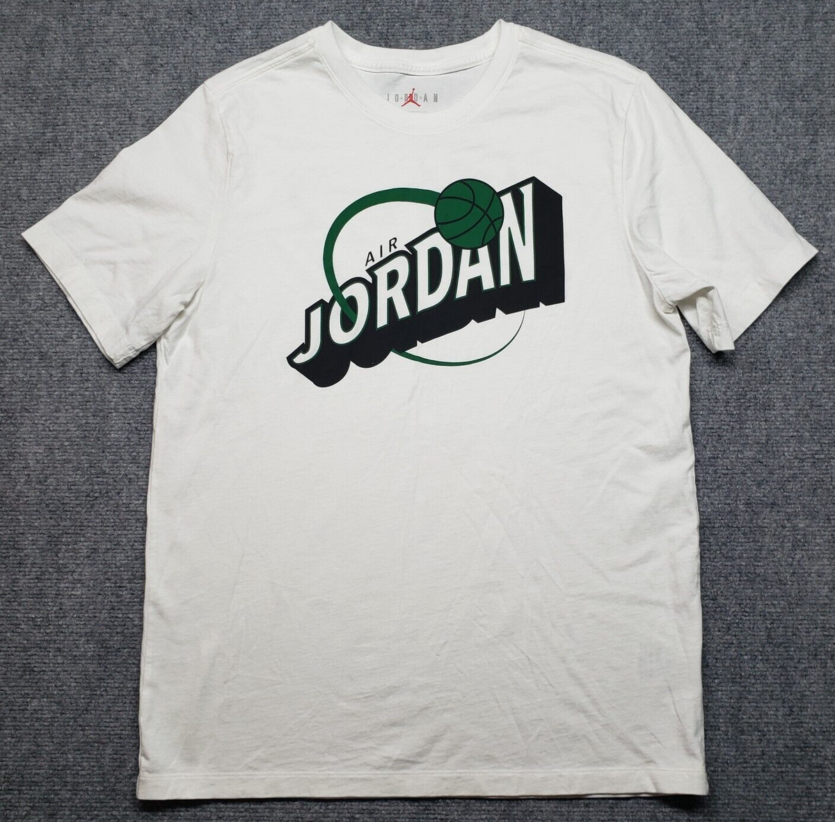 Nike Air Jordan T Shirt Mens M White Logo 23 Graphic Basketball