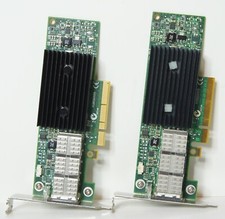 Lot of 2 - Mellanox MCX353A-QCBT ConnectX-3 QDR InfiniBand 10GigE- UNTESTED -
