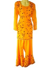 2-teiliges Indisches Outfit Pakistan Salwar Kameez Tunika Hose Hochzeit Gr. M