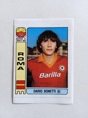 FIGURINE FOOTBALLERS PANINI 81/82 ROME BONETTI n 253 FUR RECOVERY