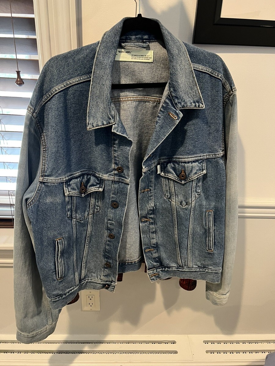 Off White x Levis Plain Denim Jacket Size XL | eBay Off White x Levis Plain Denim Jacket Size XL | eBay