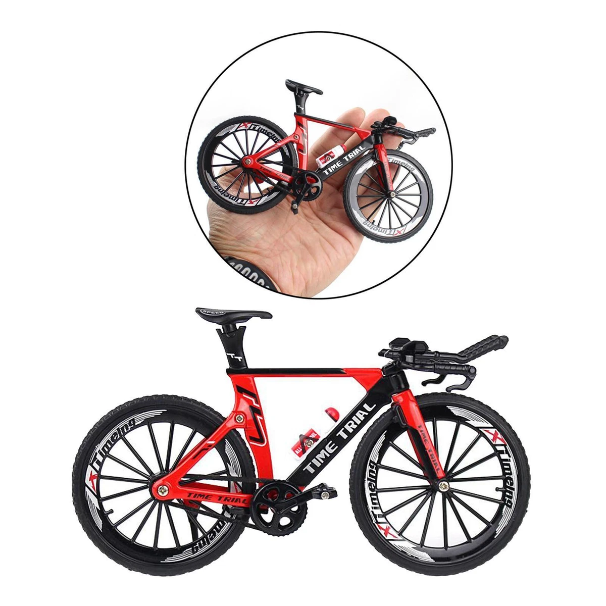 2pcs 1: Vélo VTT Jeu Créatif Décor de Bureau Jouet pour Enfants