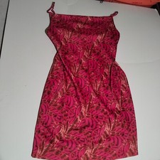 Urban outfitters Pink pattern strap short dress medium junior