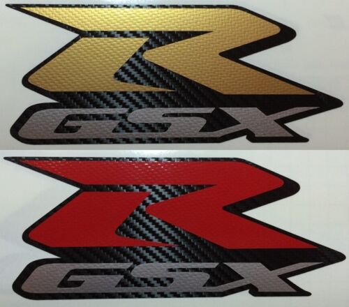Suzuki Motorsport Naklejka Emblemat GSX R 600 750 1000 Folia węglowa Samochód Motocykl - Zdjęcie 1 z 1