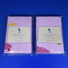 Pottery Barn Kids Under The Sea Sham Pink Standard Pillowcases LOT OF 2 NWT Pottery Barn Kids Under The Sea Sham Pink Standard Pillowcases LOT OF 2 NWT - Image 1