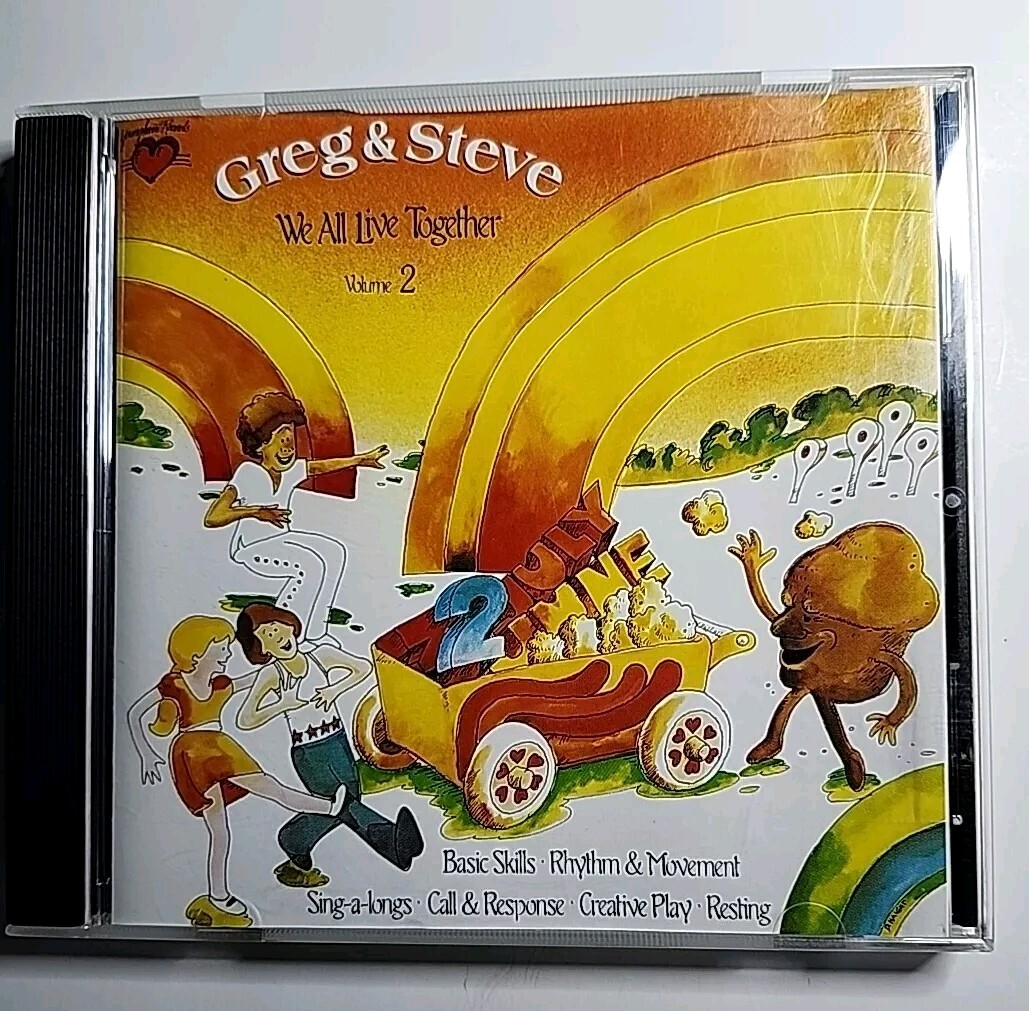 Greg & Steve We all Live Together Vol 2 Basic Skills- Sing-A-Longs