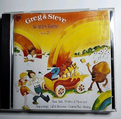 Greg & Steve We all Live Together Vol 2 Basic Skills- Sing-A-Longs