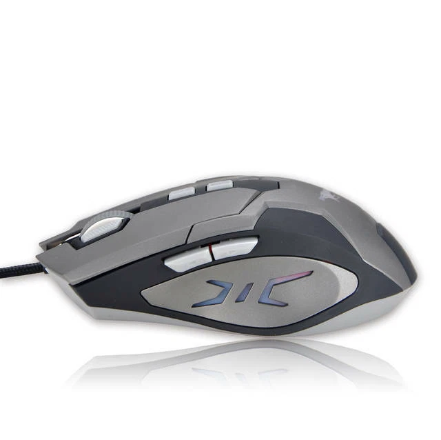 iMicro Cobra IM-COBZ2 USB Wired Optical Mouse (Black&Space Gray) - Image 4 of 4
