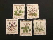 ICOLLECTZONE  Faroe Islands 48-52 VF NH flowers