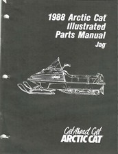 1988 ARCTIC CAT SNOWMOBILE JAG PARTS MANUAL 2254-445 312