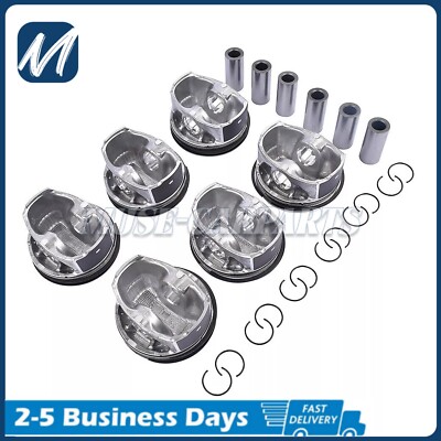 Piston Assembly Kit (Standard Bore) For Jaguar Land Rover AJ126 3.0L Supercharged V6 - Replaces LR062617