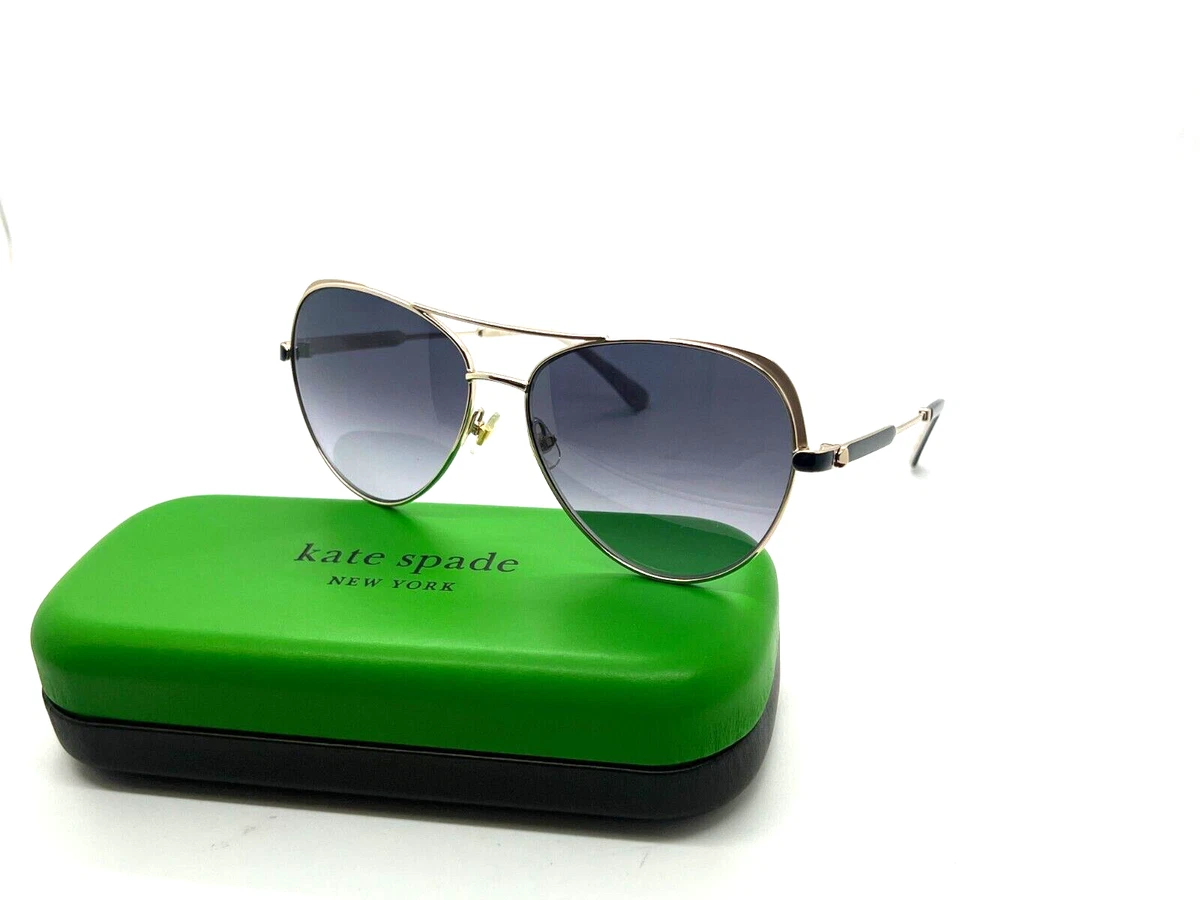 kate spade new york Black Aviator Sunglasses for Women for  display picture 3