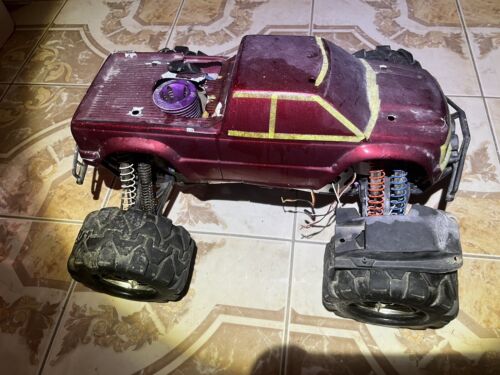 HP Savage X 1/8 Scale Nitro Monster Truck Slider/Roller for Parts or Repairs - Bild 6 von 17