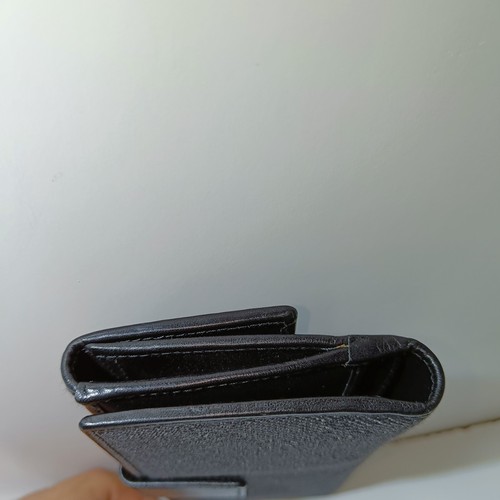 Portafoglio Gucci Originale in Tela GG Grigio e Pelle Nera Elegante Donna Lusso - Foto 11 di 17