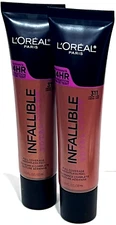 L'Oreal Infallible Total Cover 24hr Foundation  311 CREME CAFE  2 PACK