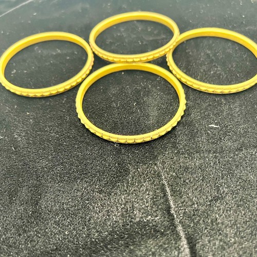 Lot of 11 Large Thick Brass boho CIRCLE Design Ladies Bangle Bracelet HIPPIE - Picture 4 of 16