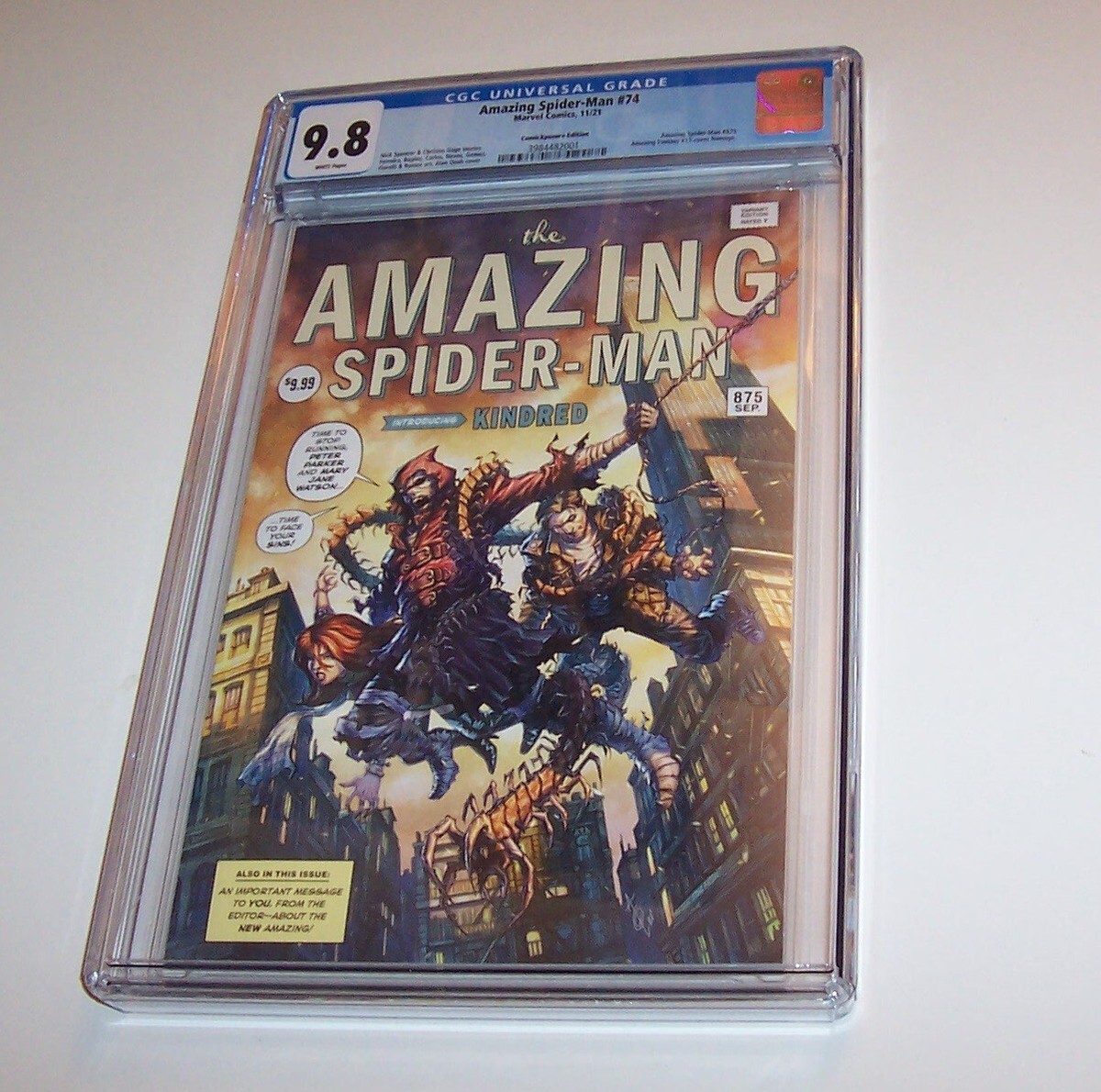 Amazing Spiderman V5 #74 - Marvel 2020 ComicXposure variants - CGC