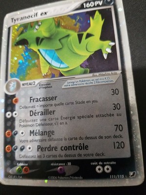Carte Pokemon Tyranocif Ex 111 115 Ex Forces Cachees Ebay