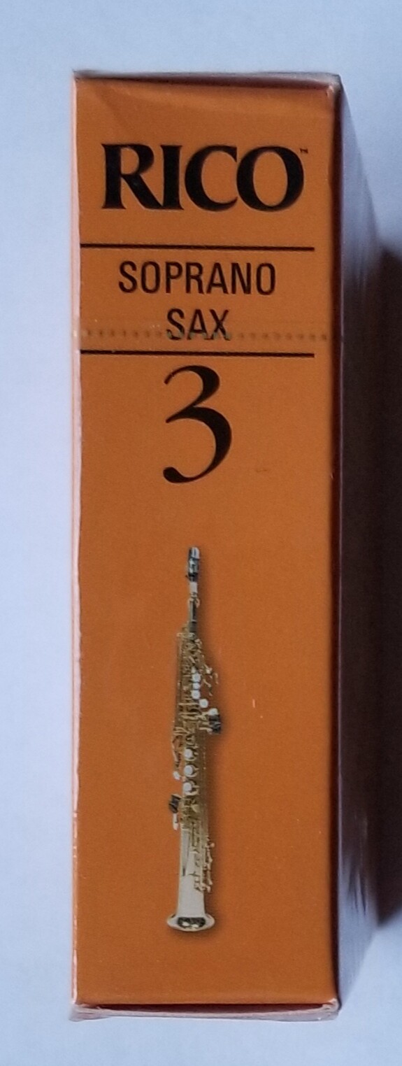 Soprano Sax Reed Rico NEW RICO SOPRANO SAXOPHONE REEDS STRENGTH 3 10 BOX | eBay