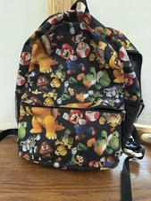 Super Mario BIOWORLD Backpack Luigi Yoshi Bowser Goomba Dry Bones Nintendo