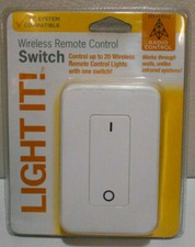 Lot of 2 Fulcrum 30019-308 White LED Remote Switch For Fulcrum LED Puck Lights