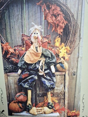 27'' Turkey Jack Plush Stuffed Simply Nantuckets Craft SN42 Sewing Pattern Artsy