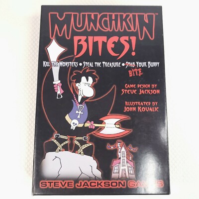Munchkin Bites Board Card Game 1st Edition 7th Printing January 2012