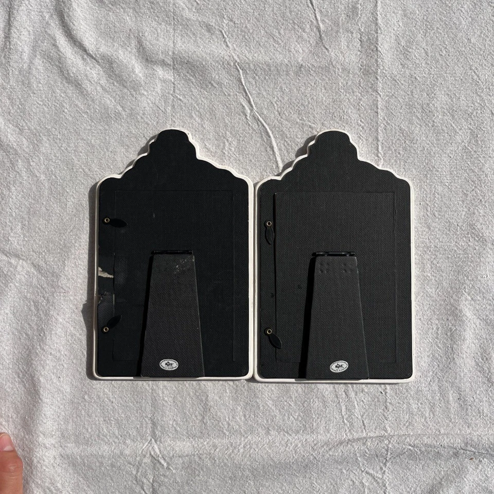 Vtg RUSS Humpty Dumpty Free Standing 4x6 Picture Frames Primary colors - Image 3 of 4