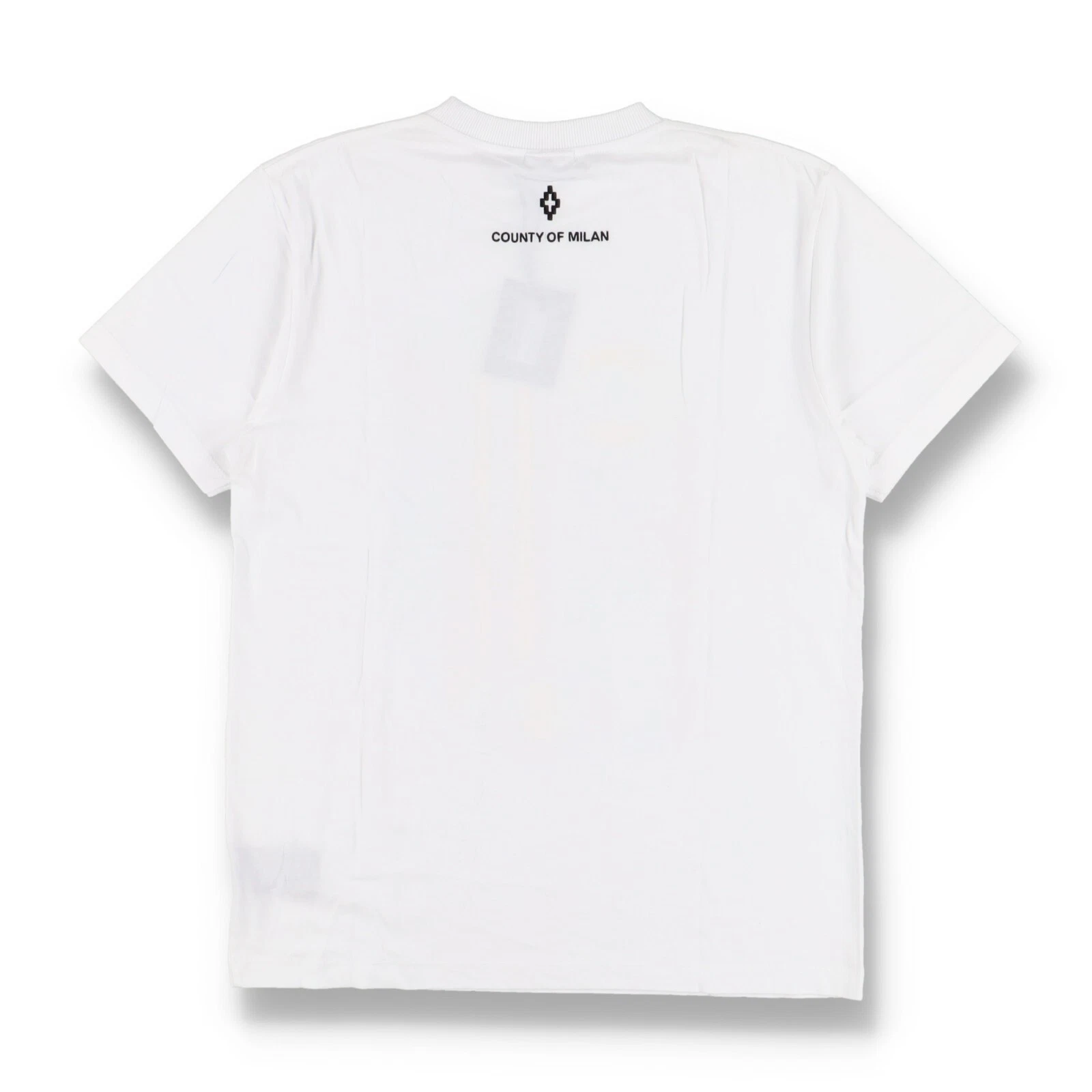 T Shirt Marcelo Burlon Bianca Arcobaleno Contea di Milano Logo Taglia S SS20 $320