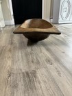 Wooden Trencher Antique Dough Bowl Farmhouse Primitive Antique Decor 49” — photo 3