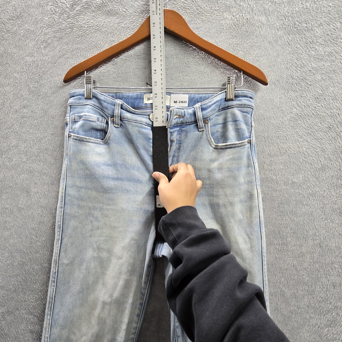 公式写真Ｄ BKE Women Jeans 29X33 Light Blue Denim Bootcut Parker High Rise